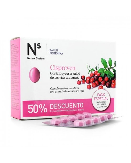 NS Cispreven Duplo 2 x 30 Comprimidos 50% Dto en 2a Unidad