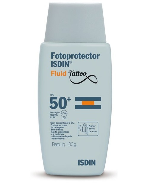FOTOPROTECTOR ISDIN FLUID TATOO SPF-50+ 100 ML