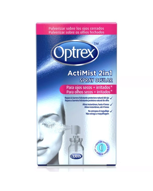 Optrex Spray Actimist 2 en 1 Ojos Secos e Irritados 10ml